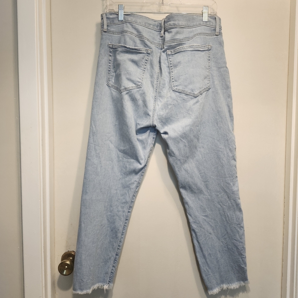 LOFT Light Wash Ankle Jeans